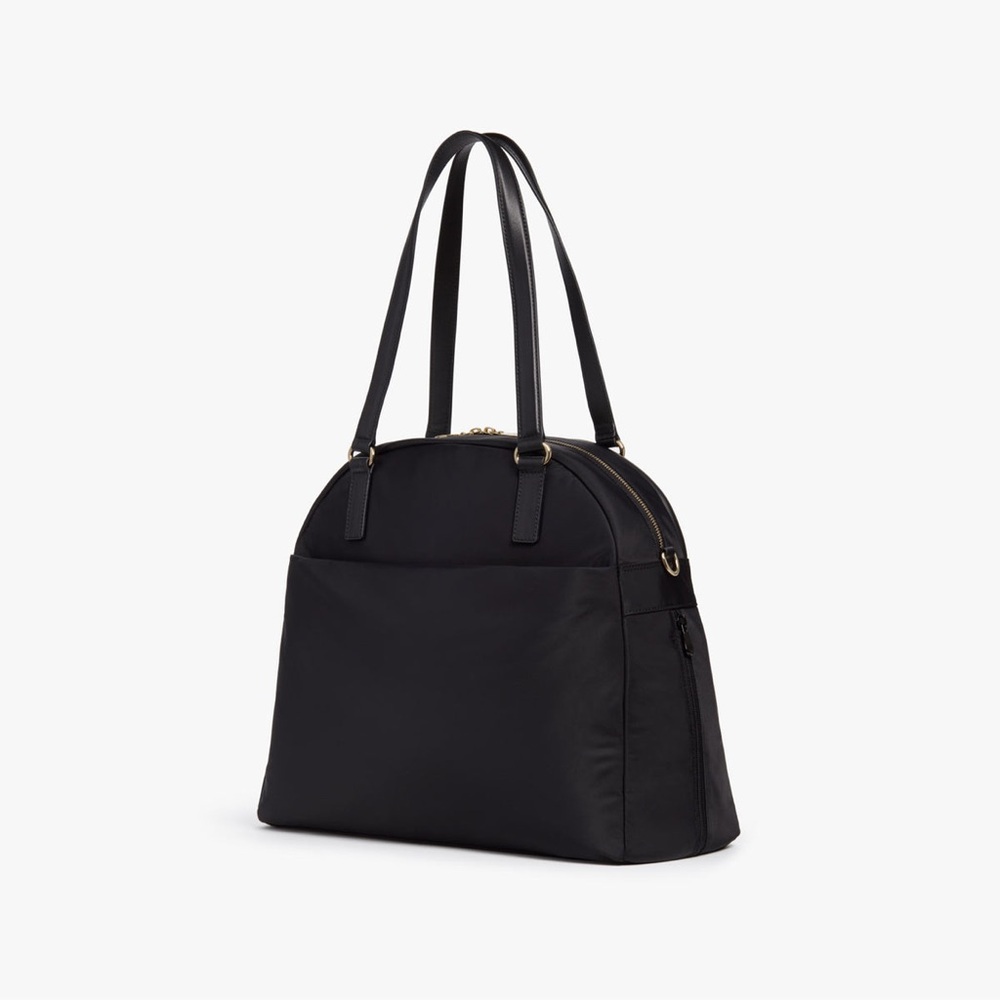 Lo & Sons Medium O.G. Bag in Black/Gold/Lavender